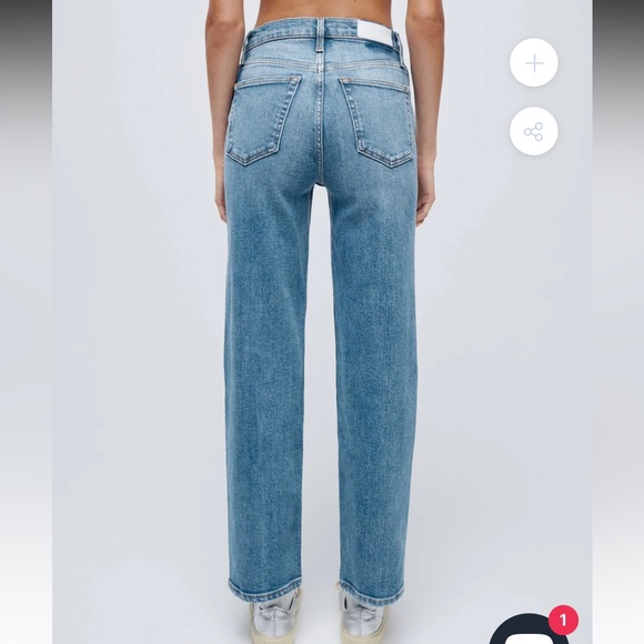 RE/DONE Comfort Stretch High Rise Stove Pipe Jeans - Picture 2 of 10